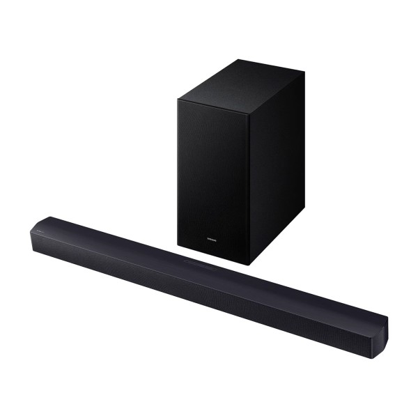 Samsung hw-b450f/zf titan black / barra de sonido b450f serie b 2.1 con subwoofer y dolby 2.0
